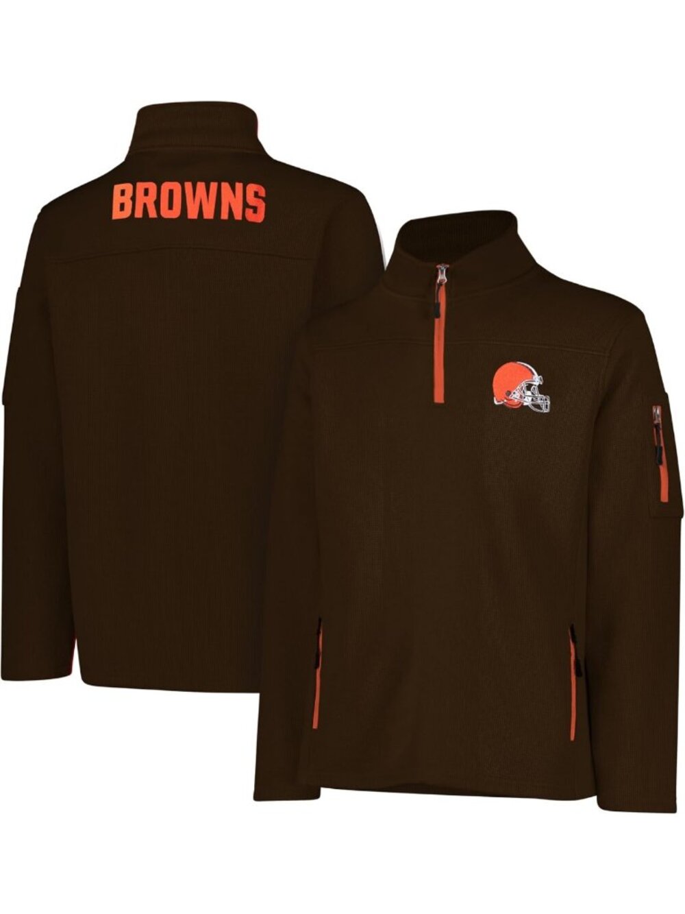 Super Soft Quarter-Zip Sweatshirt for Men | NFL Style with Zipper Pockets